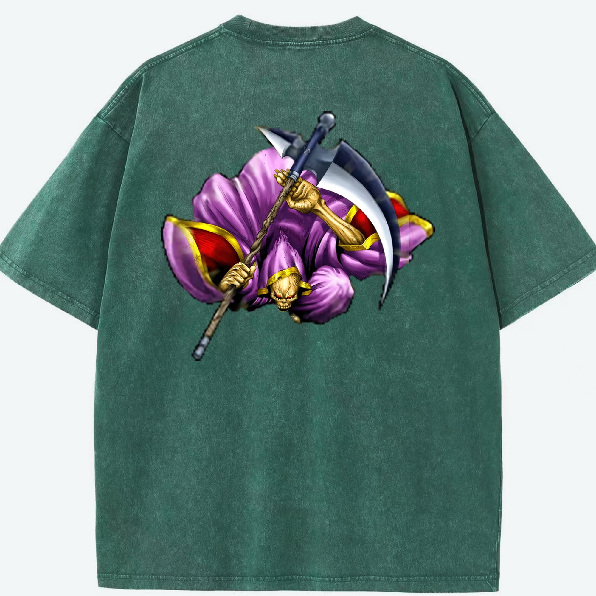 （画像用） 遊☆戯☆王 Yu-Gi-Oh! 綿100% ヴィンテージ風 半袖Tシャツ（背面プリント）